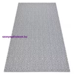 Kab. Fonott Sizal CASA Eco szőnyeg boho  gyémánt 22084 antracit / sárga, újrahasznosított szőnyeg 153x220 cm