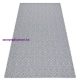 Fonott Sizal CASA Eco szőnyeg boho  gyémánt 22084 antracit / sárga, újrahasznosított szőnyeg 172x270 cm