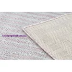 Kab. Fonott sizal szőnyeg SION labirintus 22376 lapos szövött rózsaszín / ecru 80x150 cm