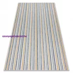 Kab. Fonott sizal szőnyeg COOPER Csík, Etno 22237 ecru / sötétkék 160x220 cm