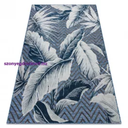   Kab. Szőnyeg BOTANIC 65242 Perie, cik-cak, lapos szőtt - sötétkék 117x170 cm