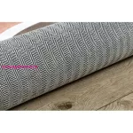 Kab. BAMBINO 46960 mosható szőnyeg Szivárvány, pöttyök gyerekeknek csúszásgátló - fehér / barna 120x170 cm