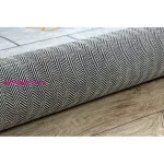 Kab. BAMBINO 43092 mosható szőnyeg Állatok, komló gyerekeknek csúszásgátló - rózsaszín / sárga 200x290 cm
