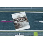 Kab. BAMBINO 46990 mosható szőnyeg Repülőtér, repülőgépek gyerekeknek csúszásgátló - zöld / szürke 200x290 cm