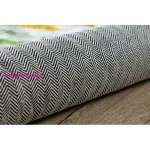 Kab. BAMBINO 38480 kör mosható szőnyeg Építőkészlet gyerekeknek csúszásgátló - szürke / sárga kör 100 cm
