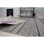Kab. Fonott sizal szőnyeg LOFT 21118 boho elefántcsont/ezüst/szürke 200x290 cm
