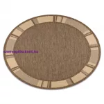 Kab. Fonott sizal floorlux szőnyeg kör 20195 coffee / mais kör 200 cm