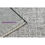 Kab. Fonott sizal floorlux szőnyeg 20401 ezüst / fekete 140x200 cm