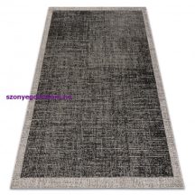   Fonott sizal floorlux szőnyeg 20401 fekete / ezüst  240x330 cm