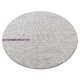 Fonott sizal szőnyeg LOFT 21198 Kör boho elefántcsont/ezüst/taupe kerék 160 cm