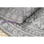 Kab. Fonott sizal szőnyeg LOFT 21193 Kör boho elefántcsont/ezüst/taupe kör 120 cm