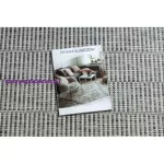 Kab. Fonott sizal szőnyeg LOFT 21198 Kör boho elefántcsont/ezüst/taupe kerék 120 cm