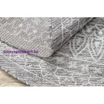 Kab. Fonott sizal szőnyeg LOFT 21207 Rozetta Kör boho elefántcsont/ezüst/taupe kör 120 cm