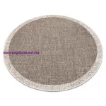 Kab. Fonott sizal floorlux szőnyeg kör 20401 tópszín / pezsgő  kör 160 cm