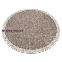   Kab. Fonott sizal floorlux szőnyeg kör 20401 tópszín / pezsgő  kör 160 cm
