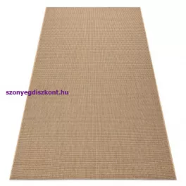   Kab. Fonott sizal floorlux szőnyeg 20580 egyszerű, egyszínű - természetes / kávé 120x170 cm