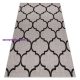 Fonott sizal floorlux szőnyeg 20608 marokkói rácsos ezüst / fekete 160x230 cm