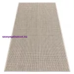Kab. Fonott sizal floorlux szőnyeg 20580 egyszerű, egyszínű - pezsgő / tópszín 80x150 cm