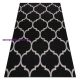 Fonott sizal floorlux szőnyeg 20608 marokkói rácsos fekete / ezüst 240x330 cm