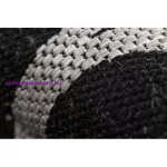 Kab. Fonott sizal floorlux szőnyeg 20608 marokkói rácsos fekete / ezüst 240x330 cm