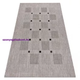   Kab. Fonott sizal floorlux szőnyeg 20079 ezüst / fekete 160x230 cm