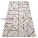 Fonott sizal floorlux szőnyeg 20605 ezüst / fekete / bézs HÁROMSZÖGEK, GEOMETRIAI  160x230 cm