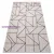 Kab. Fonott sizal floorlux szőnyeg 20605 ezüst / fekete / bézs HÁROMSZÖGEK, GEOMETRIAI  60x110 cm