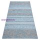 Fonott sizal szőnyeg LOFT 21118 boho elefántcsont/ezüst/kék 120x170 cm