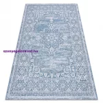 Kab. Fonott sizal szőnyeg LOFT 21213 kék / ezüst / elefántcsont 200x290 cm