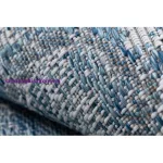 Kab. Fonott sizal szőnyeg LOFT 21213 kék / ezüst / elefántcsont 200x290 cm