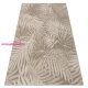 Fonott sizal floorlux szőnyeg 20504 levelek szürke / pezsgő dzsungel 120x170 cm