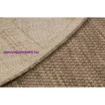 Kab. Fonott sizal floorlux szőnyeg kör 20195 coffee / mais kör 120 cm
