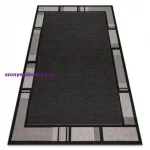 Kab. Fonott sizal floorlux szőnyeg 20195 FEKETE / ezüst  200x290 cm