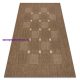 Fonott sizal floorlux szőnyeg 20079 coffee / mais 160x230 cm