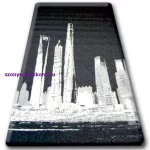 Kab. Fonott sizal floorlux szőnyeg 20240 fekete / ezüst  160x230 cm