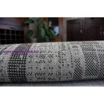 Kab. Fonott sizal floorlux szőnyeg 20237 ezüst / fekete 240x330 cm