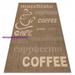Kab. Fonott sizal floorlux szőnyeg 20221 coffe / mais 200x290 cm