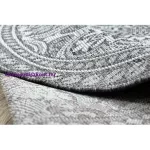 Kab. Fonott sizal szőnyeg LOFT 21193 Kör boho elefántcsont/ezüst/szürke kör 160 cm