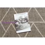 Kab. Fonott sizal floorlux szőnyeg 20508 taupe / pezsgő HÁROMSZÖGEK 200x290 cm