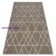 Fonott sizal floorlux szőnyeg 20508 taupe / pezsgő HÁROMSZÖGEK 160x230 cm