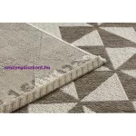 Kab. Fonott sizal floorlux szőnyeg 20489 pezsgő / taupe HÁROMSZÖGEK 140x200 cm
