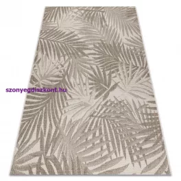   Kab. Fonott sizal floorlux szőnyeg 20504 levelek pezsgő / sötét szürke dzsungel 120x170 cm