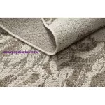 Kab. Fonott sizal floorlux szőnyeg 20491 virágok pezsgő / sötét szürke  160x230 cm