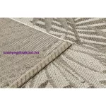 Kab. Fonott sizal floorlux szőnyeg 20504 levelek pezsgő / sötét szürke dzsungel 200x290 cm