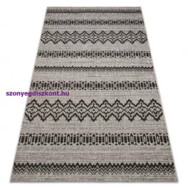   Kab. Fonott sizal floorlux szőnyeg 20510 ezüst / fekete 240x330 cm