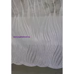 TRD. Kész függöny Dalí fehér Modern hullám minta 300x160cm