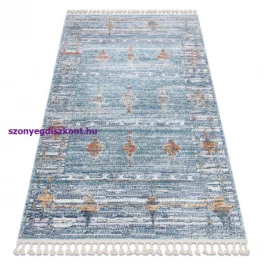   Kab. Modern szőnyeg BELLE BF13C kék / bézs Rojt 120x170 cm