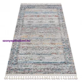   Kab. Modern szőnyeg BELLE BN25A bézs / kék Rojt 120x170 cm