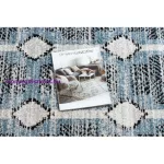 Kab. Modern szőnyeg BELLE BR22A bézs / kék Rojt 120x170 cm
