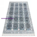 Kab. Modern szőnyeg BELLE BR22A bézs / kék Rojt 160x220 cm